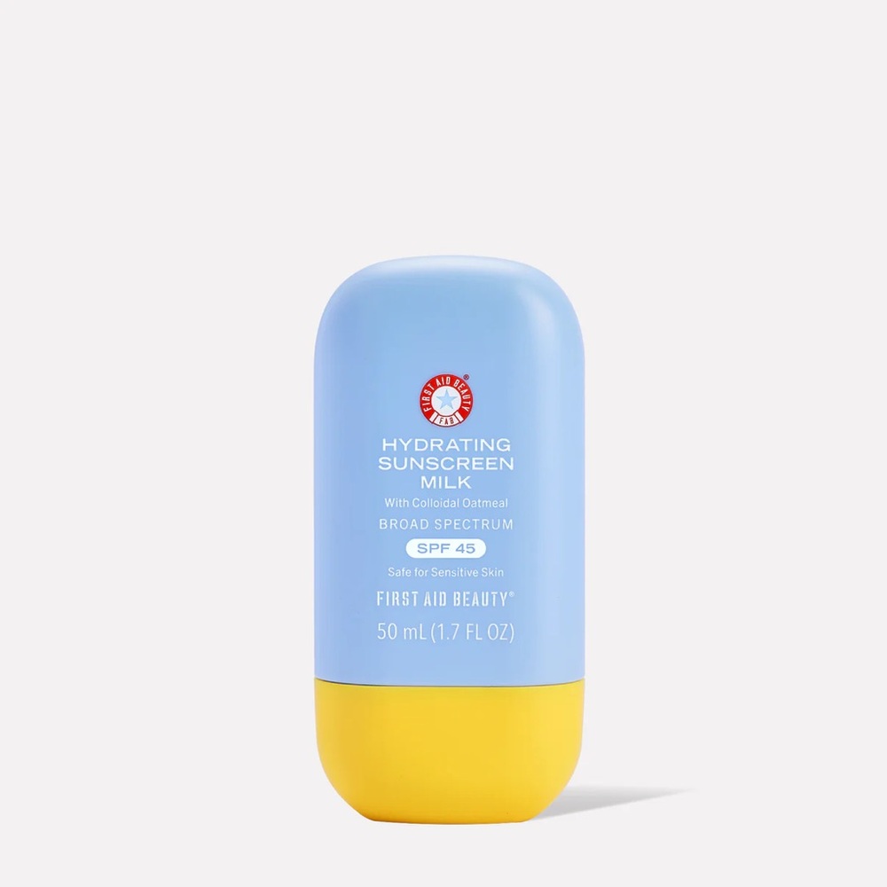 NEW FIRST AID BEAUTY Hydrating Sunscreen Milk with Colloidal Oatmeal SPF 45 50ml